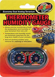 Zoo Med Economy Analog Dual Thermometer and Humidity Gauge