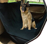 NAC&ZAC Waterproof Hammock Pet Seat Cover for Cars and SUV with Seat Anchors, Nonslip, Extra Side Flaps, Machine Washable Barrier Dog Seat Cover,