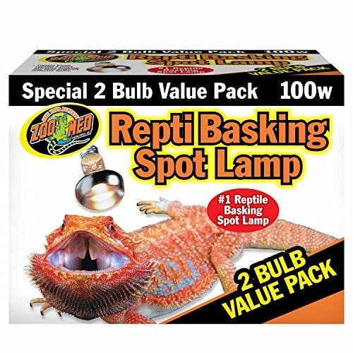 Reptile Basking Spot Lamp - 2 pack